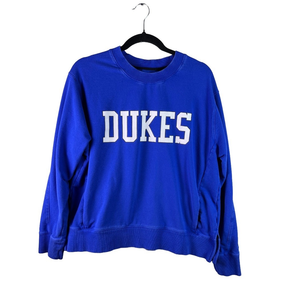 EvoShield Dukes Royal Blue Graphic Crewneck Sweatshirt Mens XL Athletic Wear